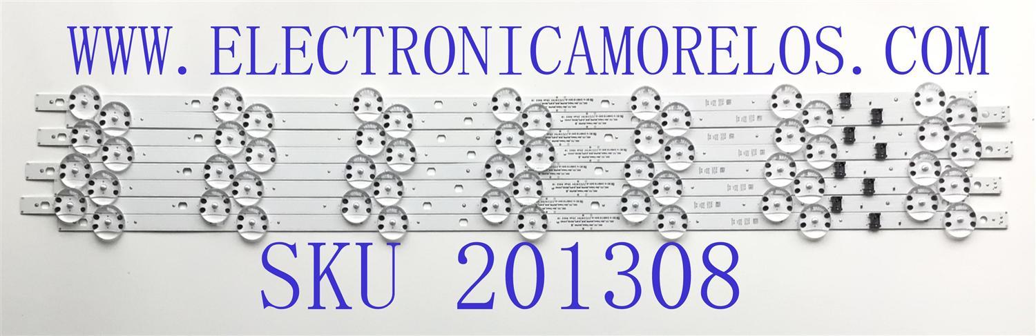 KIT DE LED´S PARA TV LG ((8 PIEZAS)) / NUMERO DE PARTE EAV65035301 / SSC_Y21_SLIM TRIDENT_65UP80 / SSC_Y21_SLIM TRIDENT_65UP80_BOE_(0.6PI)REV00_210105 / PANEL NC650TQG-ABKH7 / MODELO 65UQ9000PUD / 65UQ9000PUD.BUSFLKR